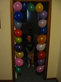 zach @ ballooned door